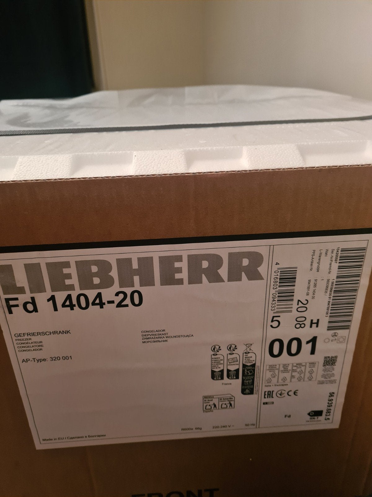 Table de congélation Liebherr fd 1404, Electroménager, Enlèvement