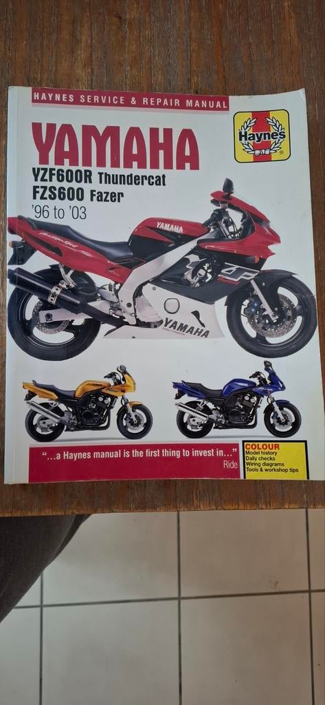 Manuel Haines Yamaha Fazer YZF600R, Motos, Enlèvement ou Envoi, Yamaha