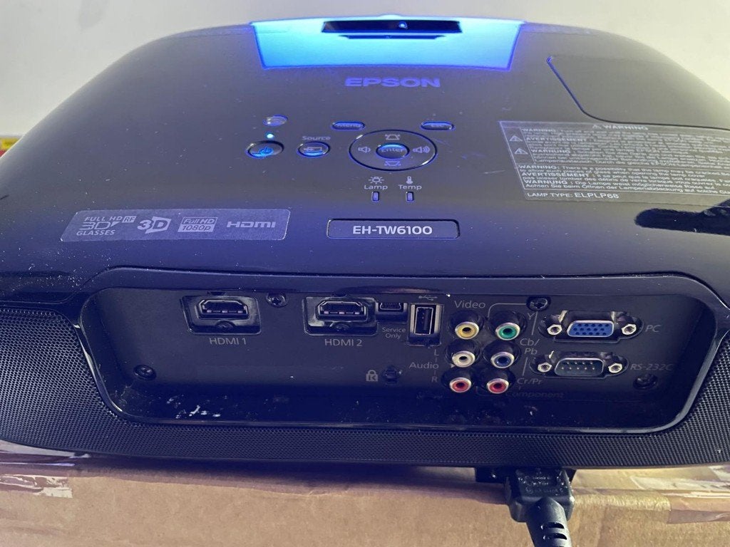 WK koopje EPSON EH-TW6100, Audio, Tv en Foto, Beamers, Refurbished, LCD, Full HD (1080), Ophalen