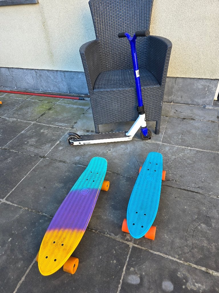 2 skateboards et 1 step pour 15€, Enlèvement, Utilisé