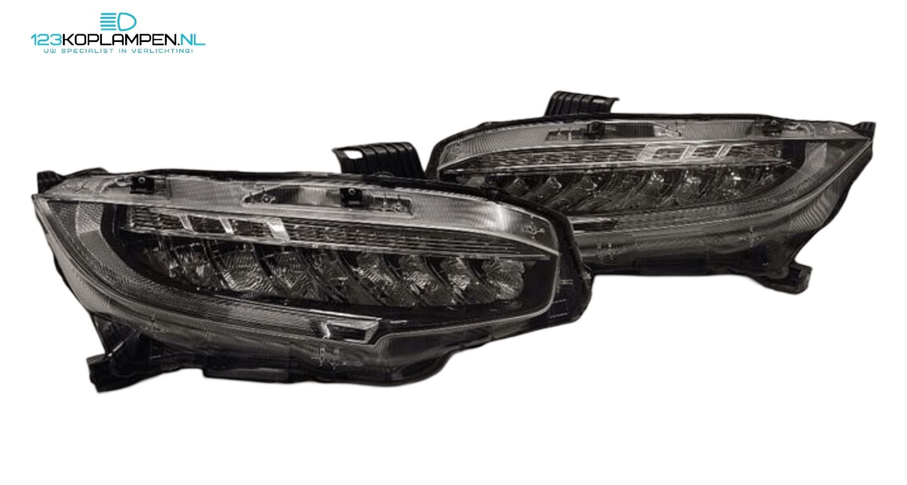 Honda Civic X Full Led Koplamp links rechts, Auto-onderdelen, Honda, Gebruikt, -, -