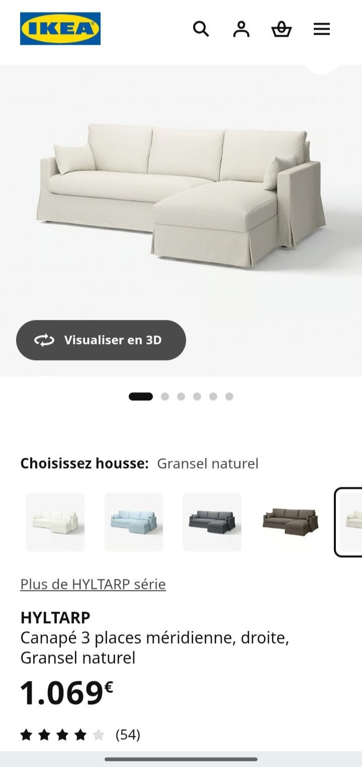 Nieuwe hyltarp-bank, 100 tot 125 cm, Hoekbank, Nieuw, Stof