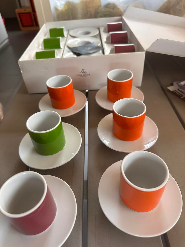 Espresso kopjes design Vista Alegre Portugal - 12 stuks, Huis en Inrichting, Keuken | Servies, Ophalen, Zo goed als nieuw
