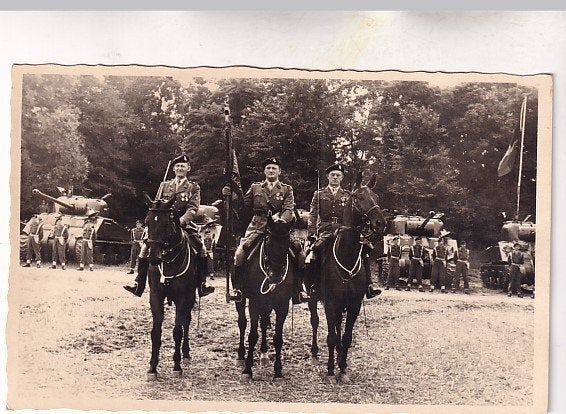 ABL Belgische panzer Brigade, Verzamelen, Militaria | Algemeen, Verzenden, Landmacht, Foto of Poster