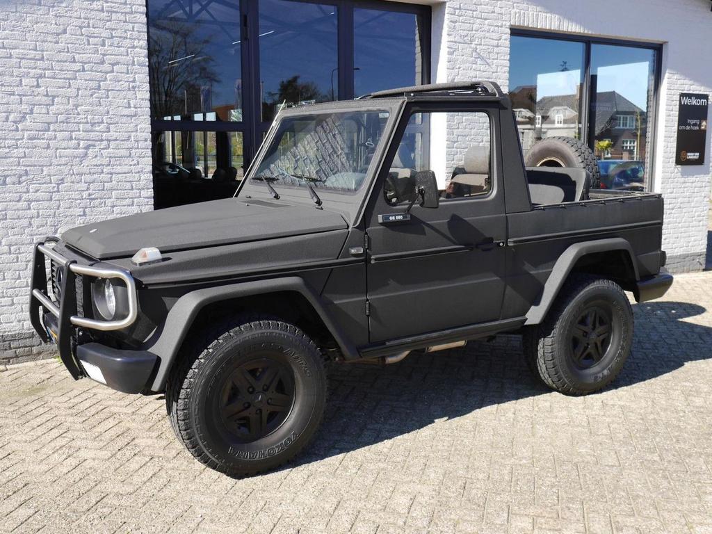 Mercedes-Benz G-klasse 560 GE V8 Cabrio Belastingvrij, Auto's, Automaat, Cabriolet, Zwart, Bedrijf