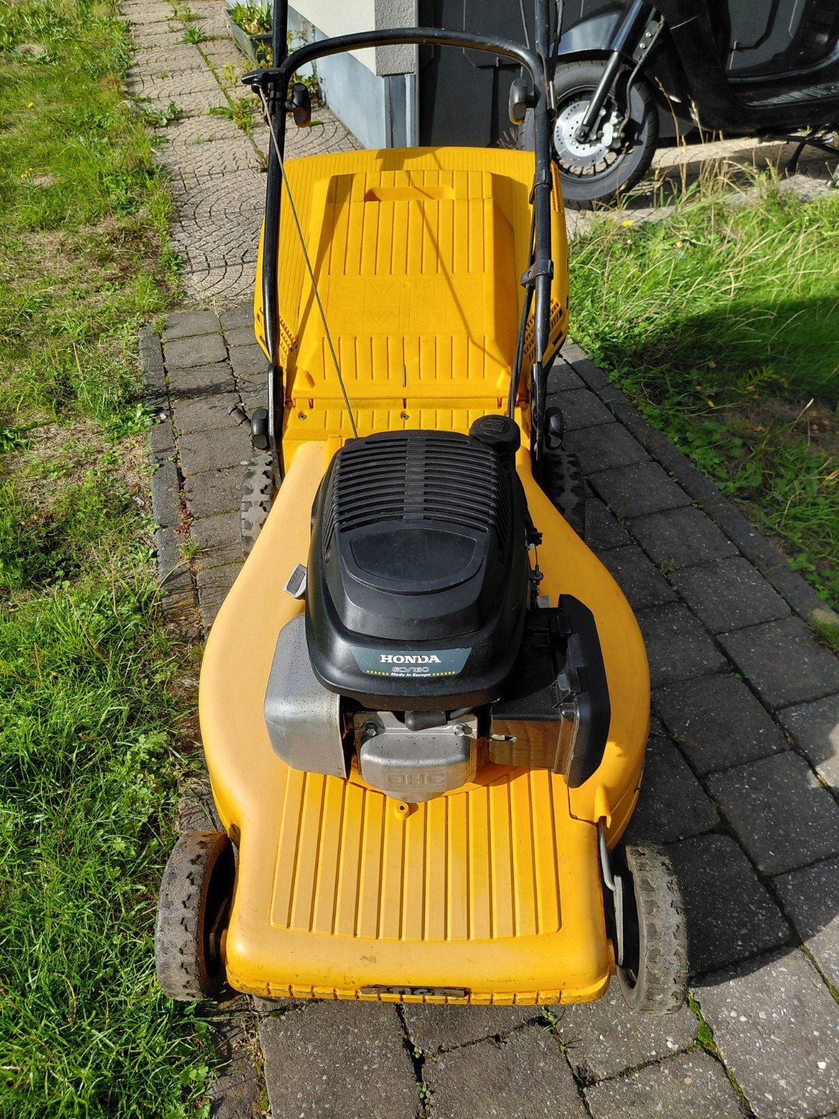 stiga grasmaaier met honda motorblok, Ophalen, Cirkelmaaier, Gebruikt, Stiga
