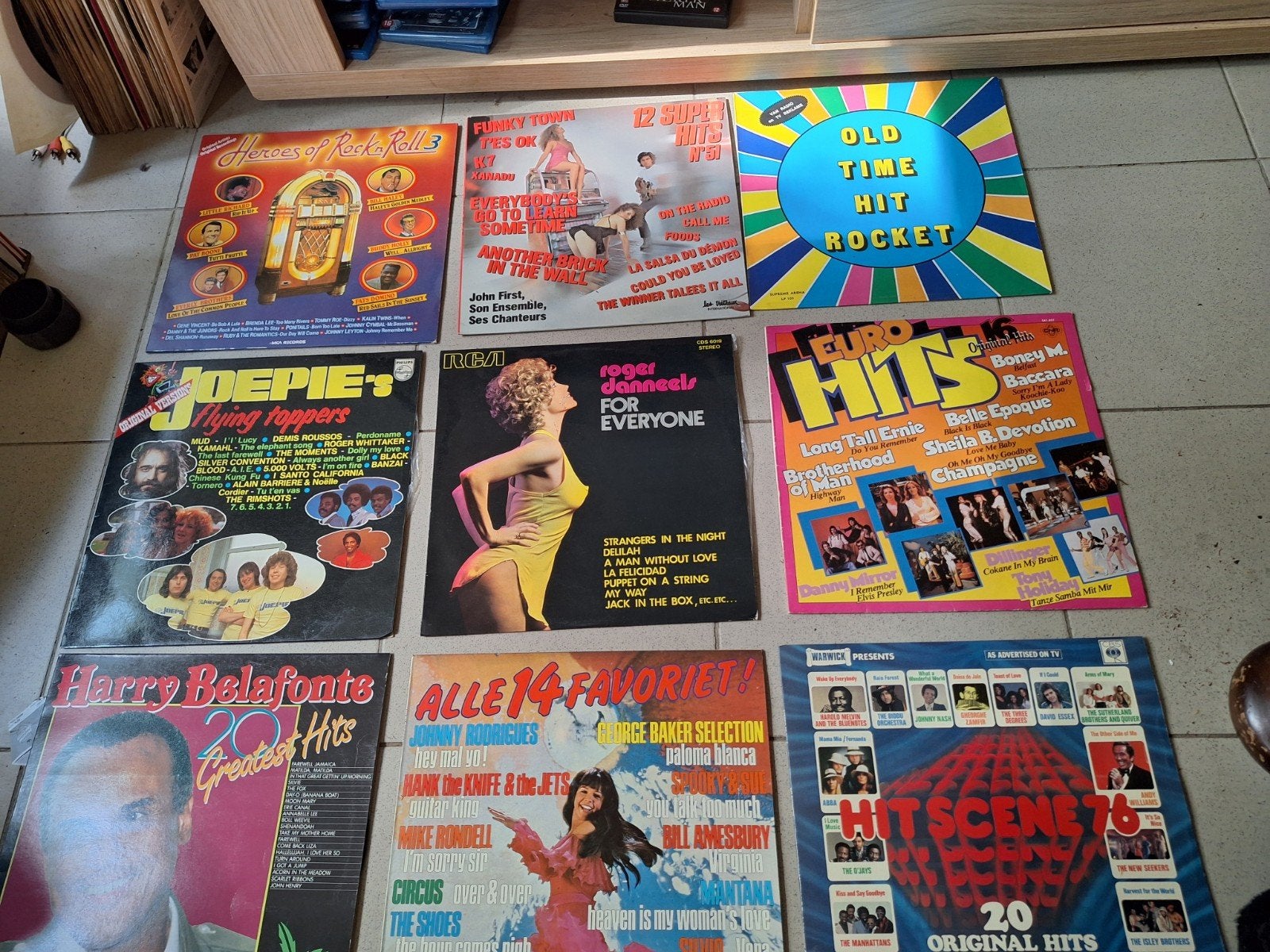 Lot elpee vinyl ...jaren 60 70, Cd's en Dvd's, Ophalen of Verzenden