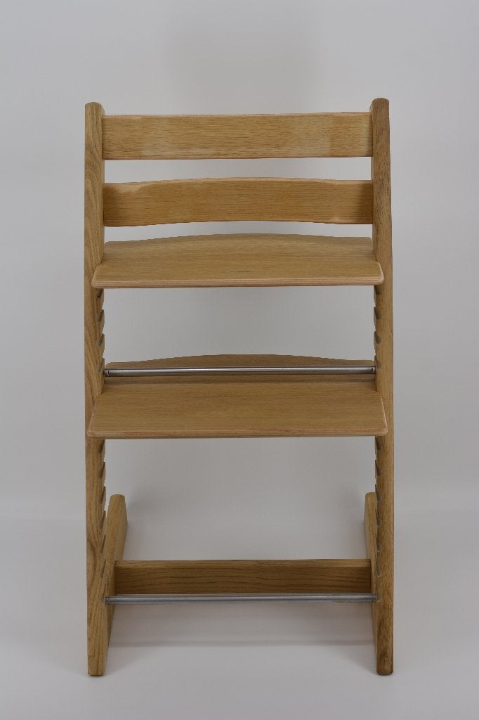 Stokke Tripp Trapp Eiken Limited Edition – Tripp stoel, Kinderen en Baby's, Ophalen of Verzenden, Gebruikt, Meegroeistoel, Aanschuifbaar