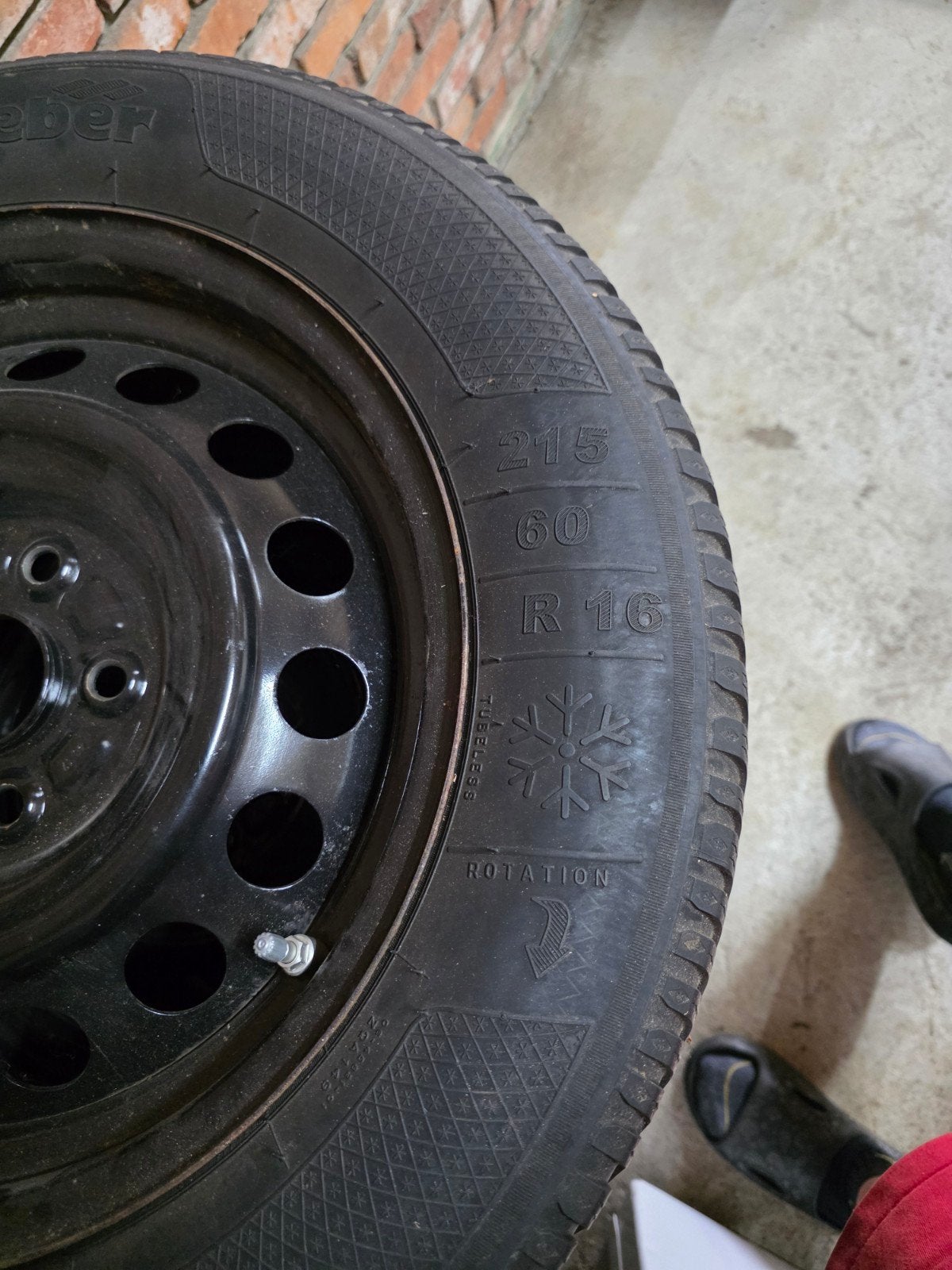 winterbanden 215/60r16, Autos : Pièces & Accessoires, Pneus & Jantes, Pneus et Jantes, 16 pouces, Enlèvement, Utilisé
