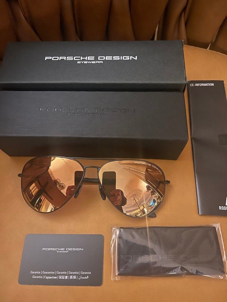 NIEUWE PORSCHE ZONNEBRIL P8508 LIMITED pilotenbril 62mm -50%, Neuf, Autres marques, Enlèvement ou Envoi, Lunettes de soleil