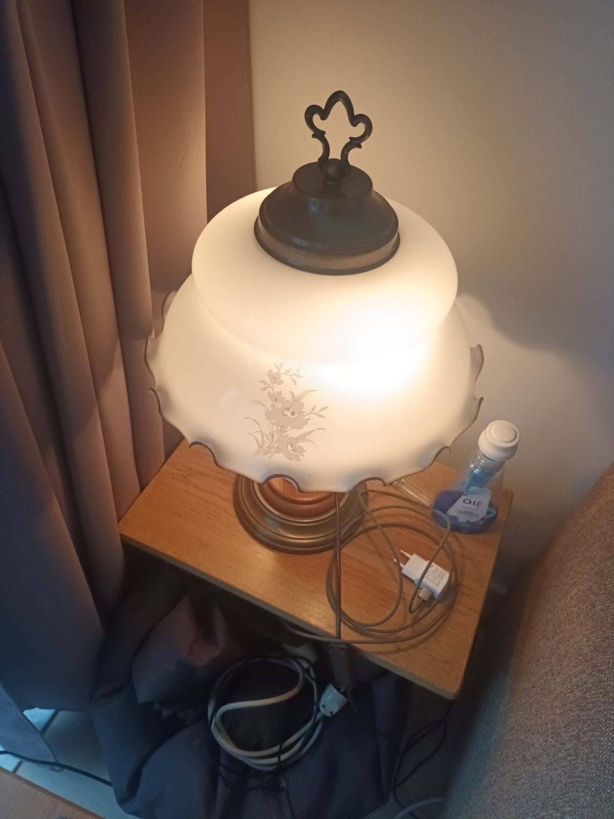 porselein staan lamp, Ophalen