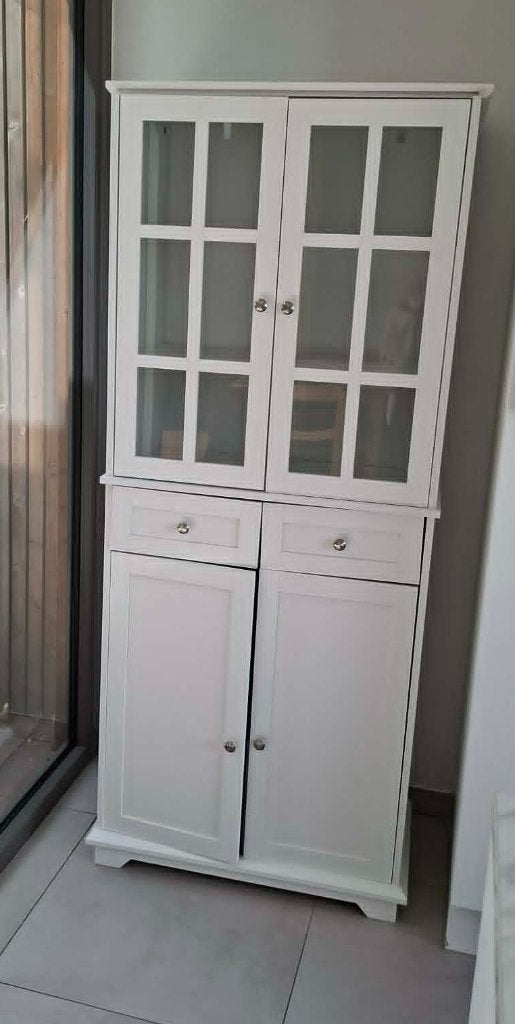 Vitrinekast, Huis en Inrichting, Ophalen, Overige materialen, Gebruikt, 50 tot 100 cm