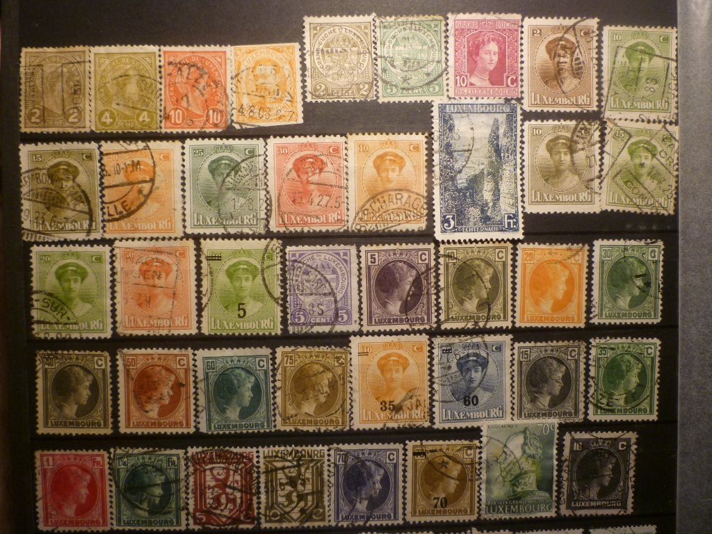 Lot Luxemburg/Luxembourg (193 Ex + 1B) Gestempeld/Oblitéré, Envoi