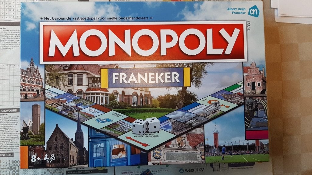 jeu de plateau NL Monopoly Franeker Monopoly limited, 1 ou 2 joueurs, Enlèvement ou Envoi, Neuf, Monopooly