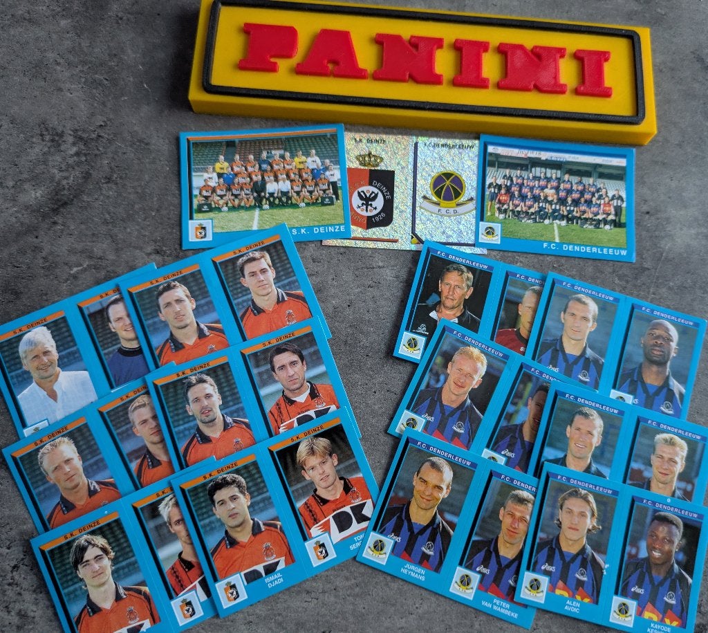 15 AUTOCOLLANTS PANINI FOOTBALL 2000 DEINZE /DENDERLEEUW, Envoi, Neuf