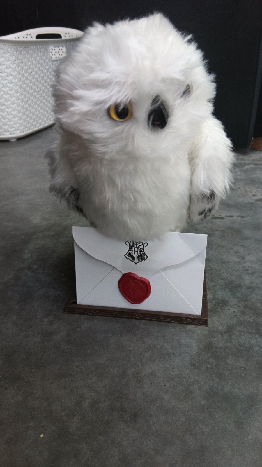 Harry Potter interactieve Hedwig uil, Enlèvement, Comme neuf, Statue ou Buste