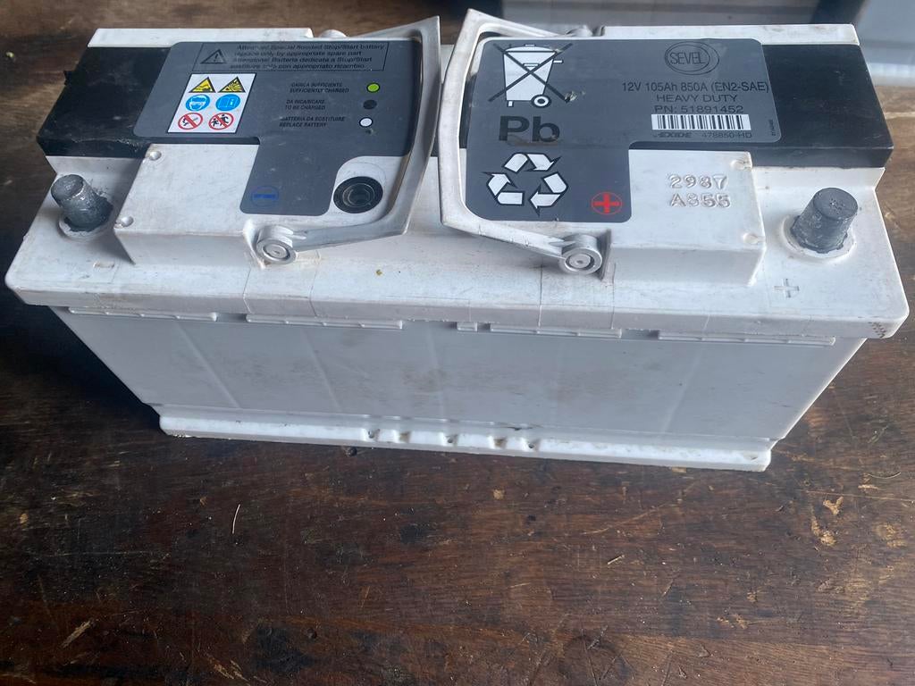 Batterij grote auto te koop, Auto-onderdelen, Ophalen, Gebruikt