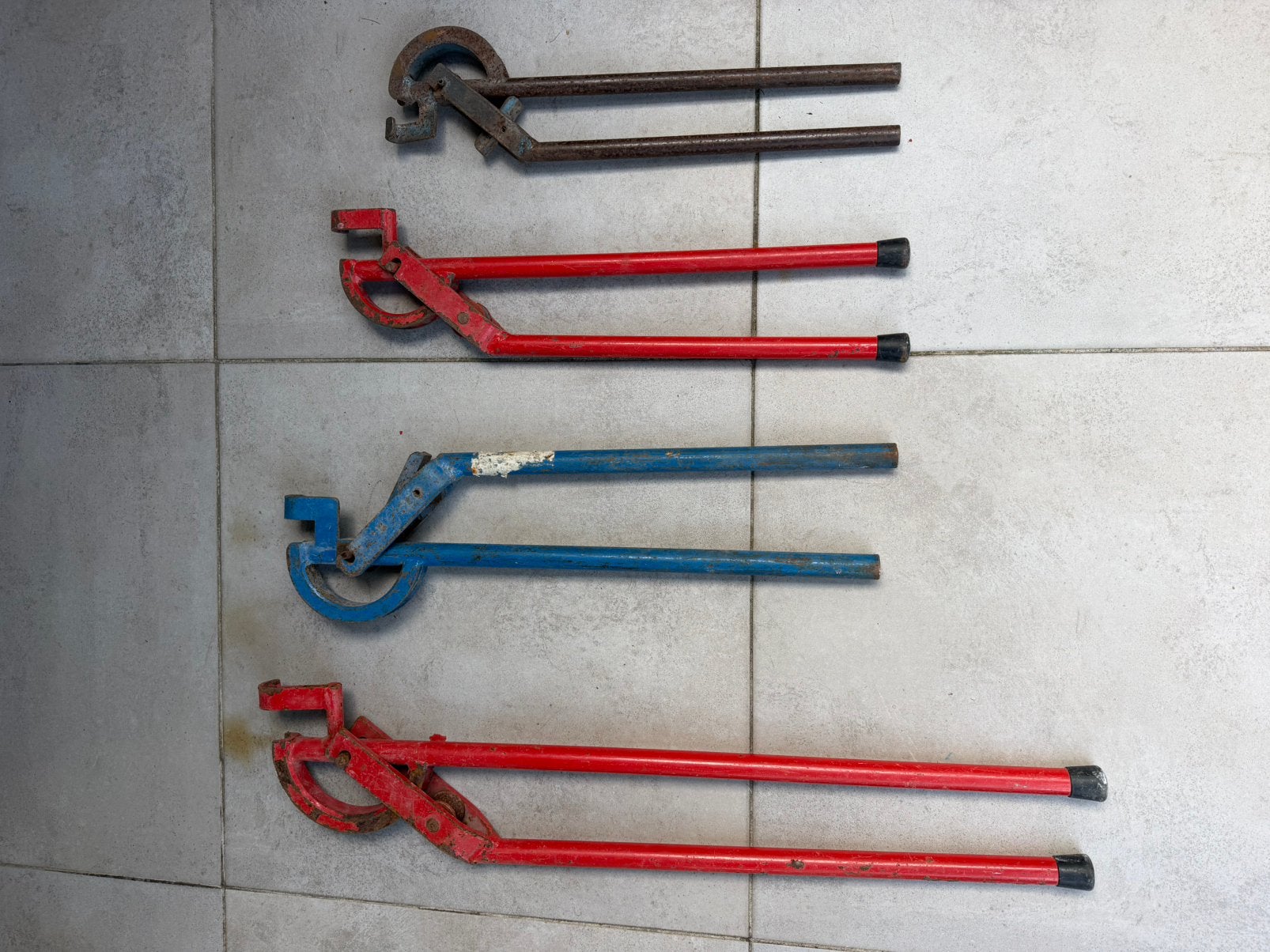 Buigmachines voor loodgieterswerk, Ophalen, Gebruikt