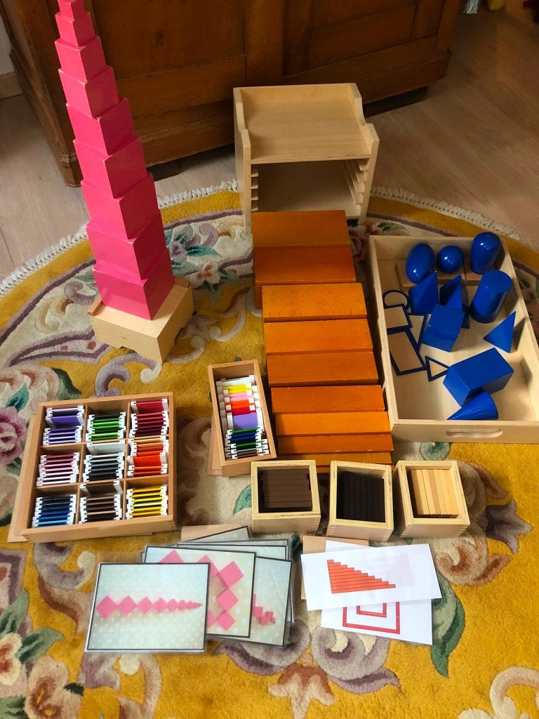 Lot matériel MONTESSORI, Enlèvement, Comme neuf, Puzzles