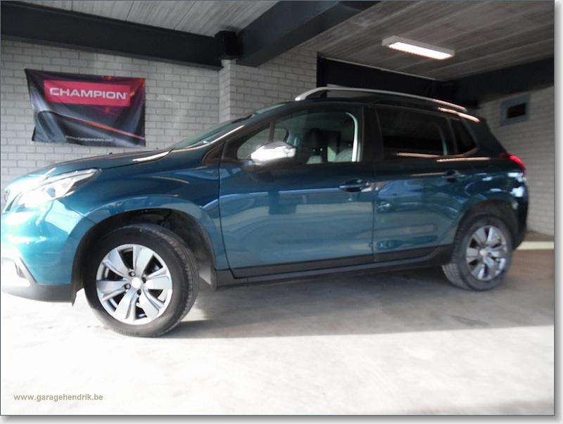 peugeot 2008 benzine 2018 manueel 97900 km, Achat, Entreprise, Boîte manuelle, Bleu