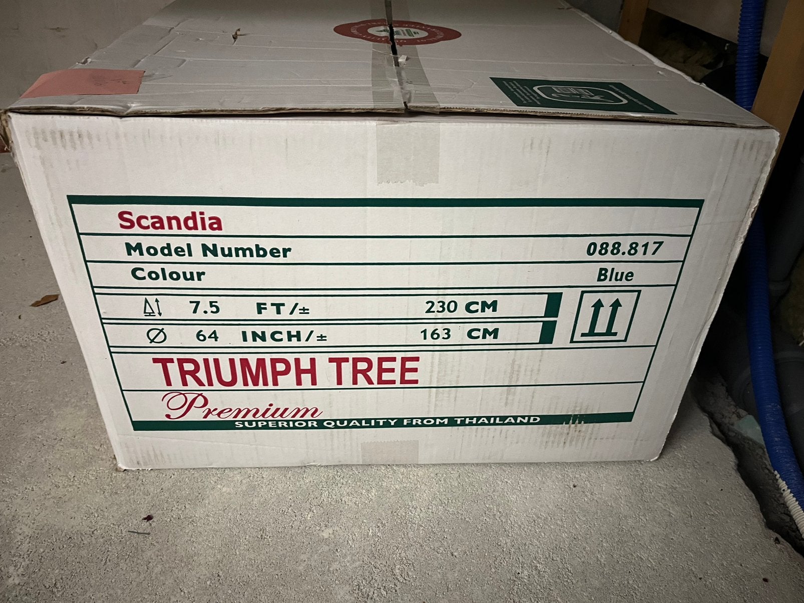Valse kerstboom Triumph Tree 230 cm, Ophalen, Zo goed als nieuw