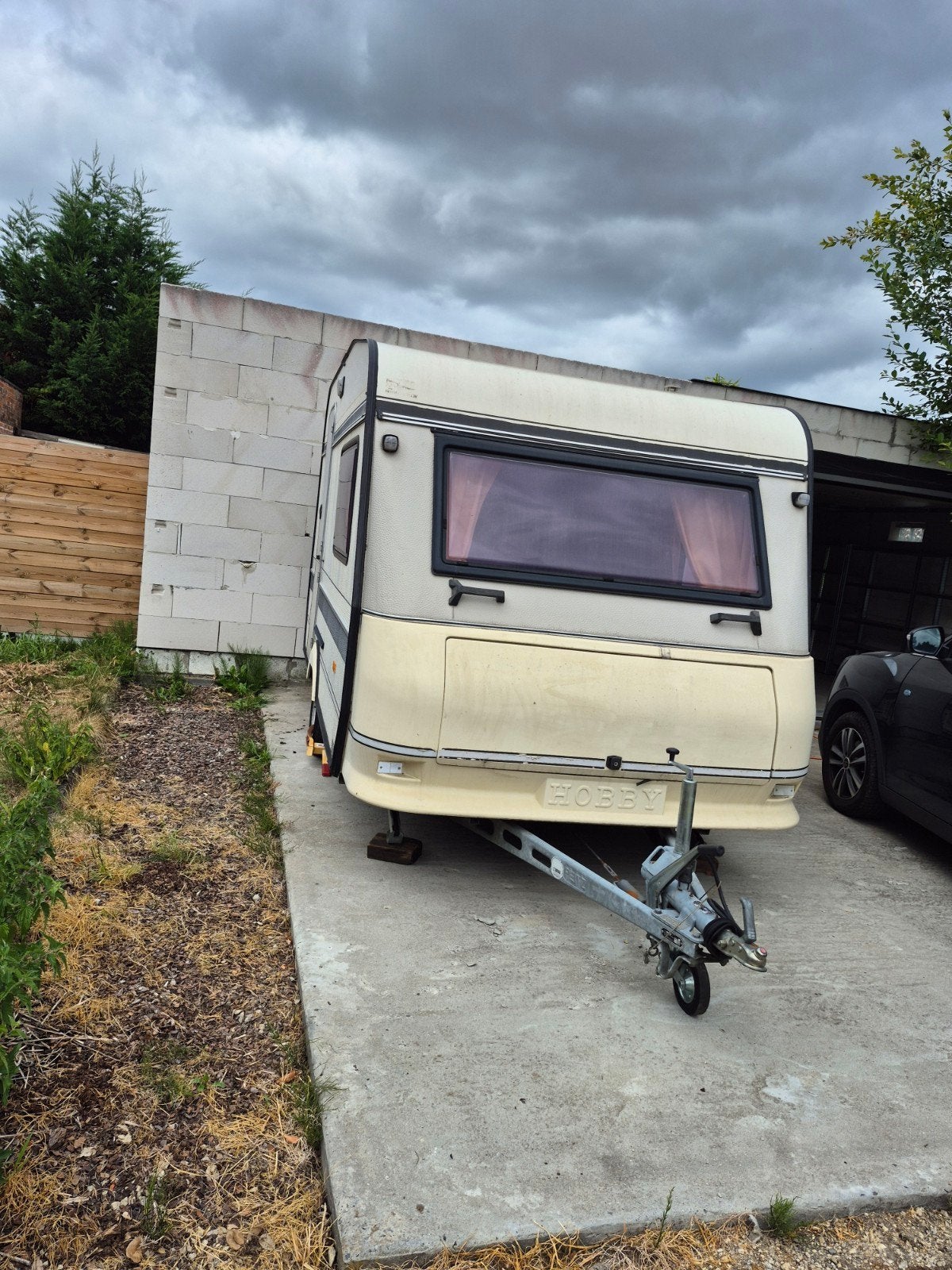Caravane Hobby 1991 - 750 kg, Caravanes & Camping, Coin salon convertible, 4 à 5 mètres, Hobby, Particulier