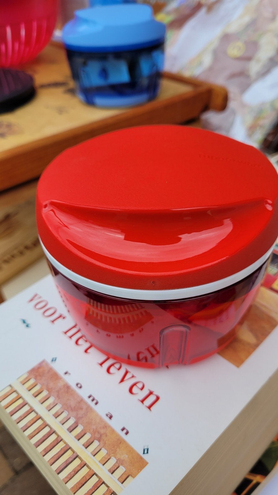 Tupperware chopper, Huis en Inrichting, Ophalen, Blauw