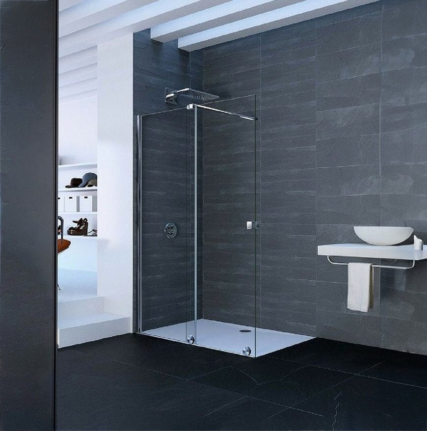 Porte de douche Italienne COULISSANTE HÜPPE 100x200 - NEUVE, Maison & Meubles, Neuf, 100 à 150 cm, Enlèvement, 200 cm ou plus