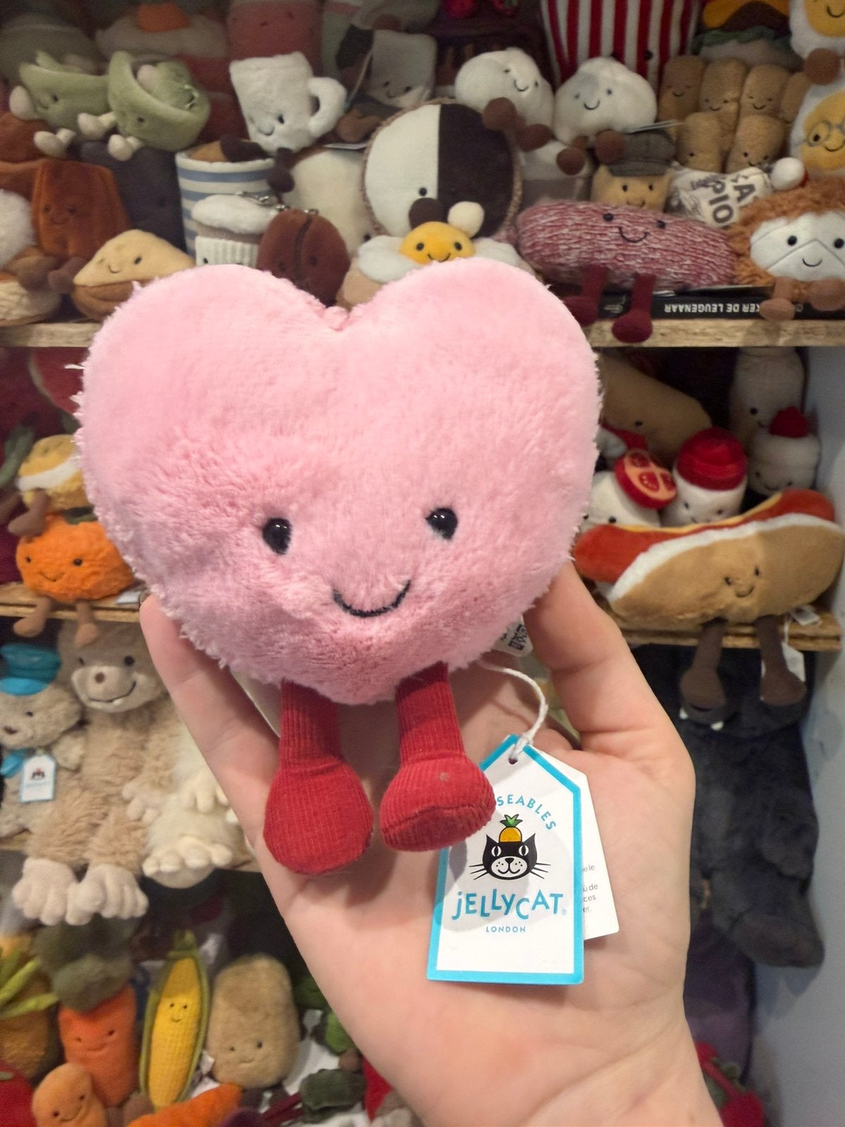 Jellycat Colette heart macaron, Kinderen en Baby's, Jellycat, Overige typen, Nieuw, Meerkleurig