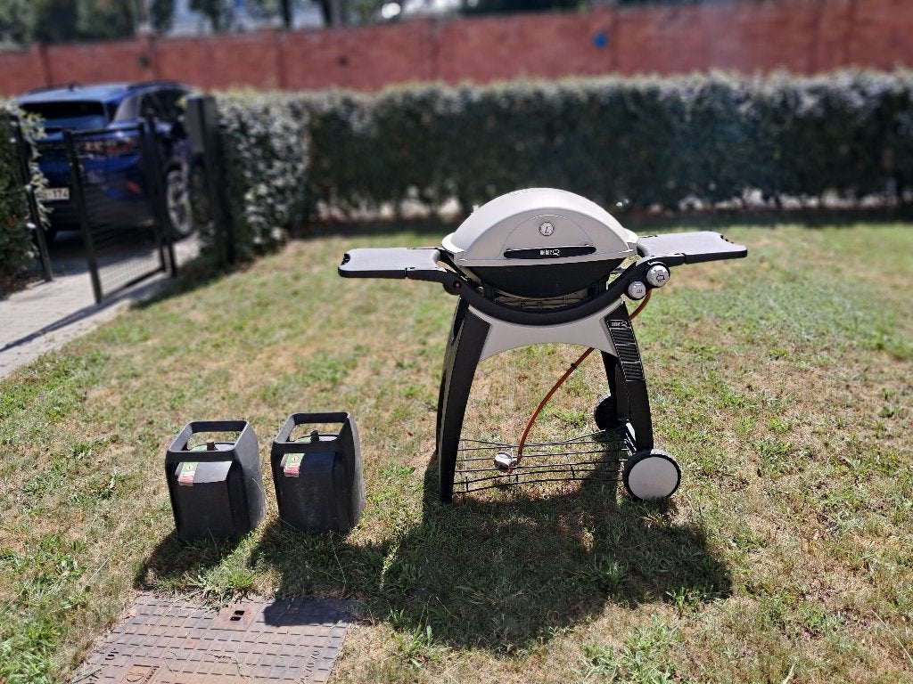 Weber gasbarbecue, Tuin en Terras, Gasbarbecues, Gebruikt, Ophalen