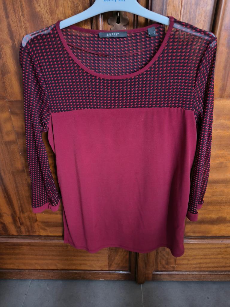 Blouse Esprit, Rouge, Enlèvement ou Envoi, Taille 36 (S), Comme neuf