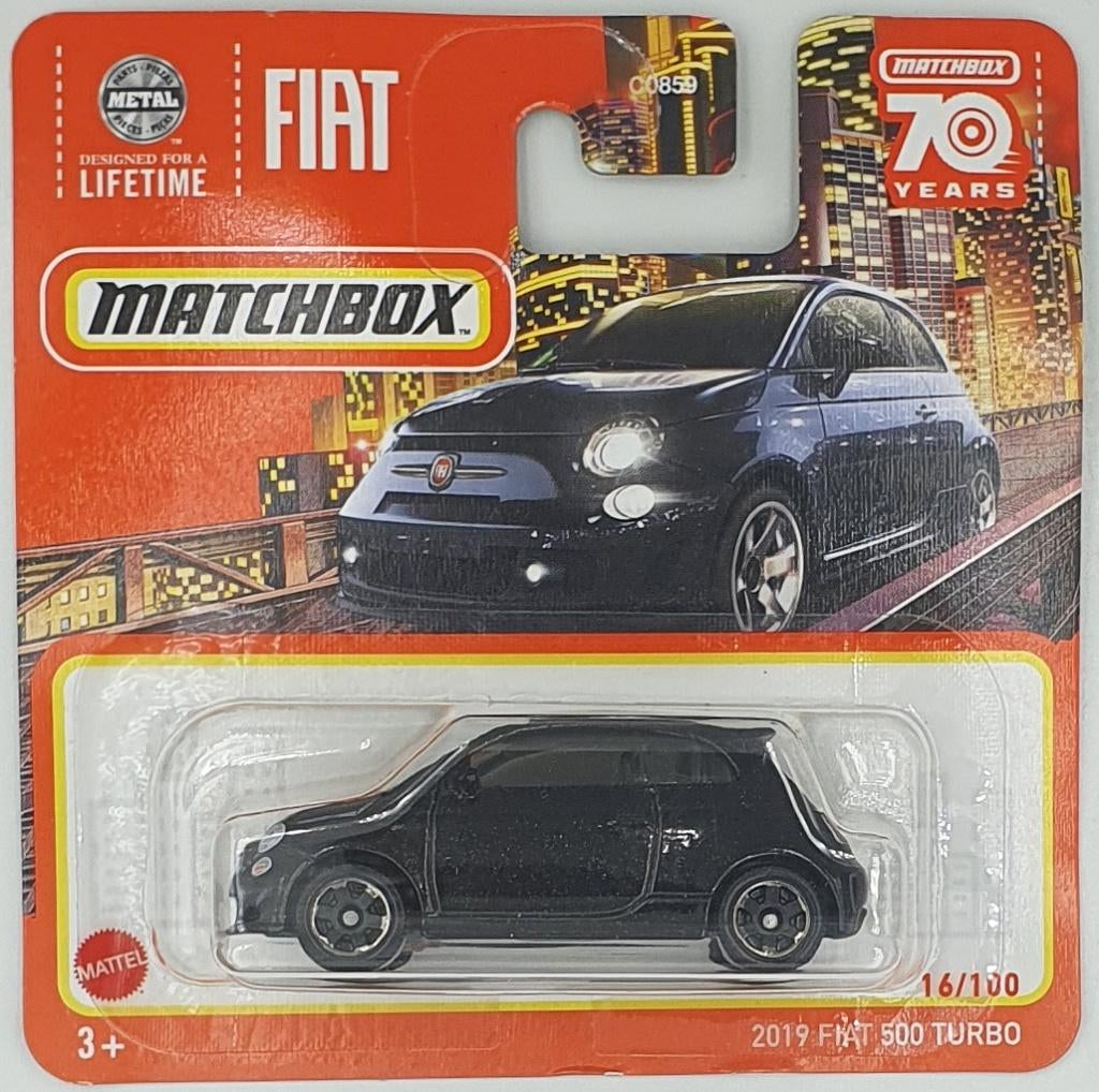 Matchbox - 2019 Fiat 500 Turbo - HLD05 - 1:64, 333 Continental Boulevard, El Segundo, CA 90245, United States, Verzenden, Nieuw