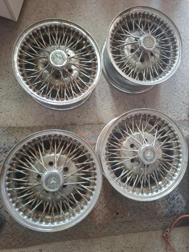 Te koop: spaakvelgen Mercedes 14", Auto-onderdelen, Banden en Velgen, Ophalen, 14 inch, Gebruikt, Velg(en)