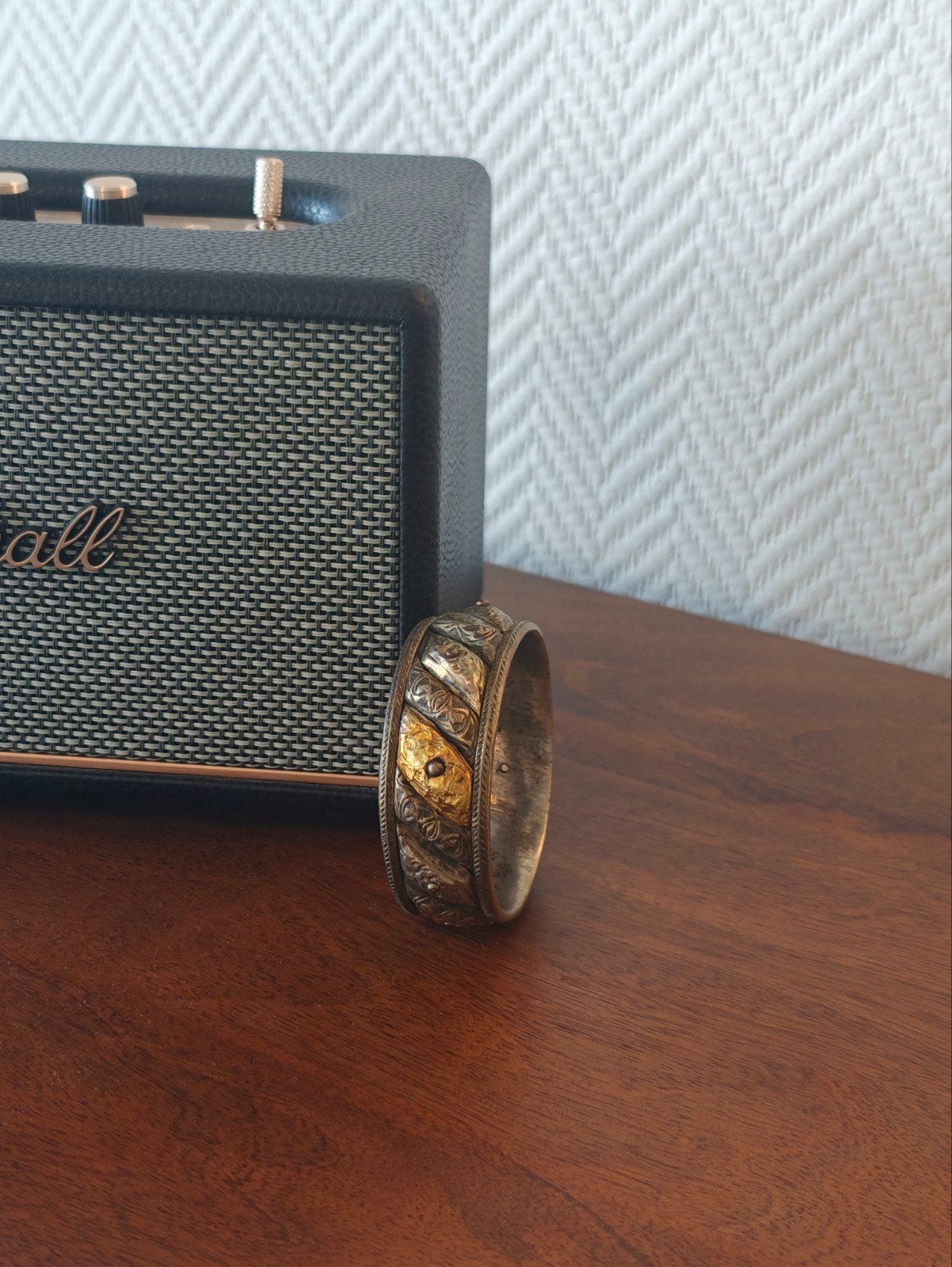 Zeldzame antieke Marokkaanse armband – Moon & Sun ️, Antiek en Kunst, Antiek | Zilver en Goud, Ophalen