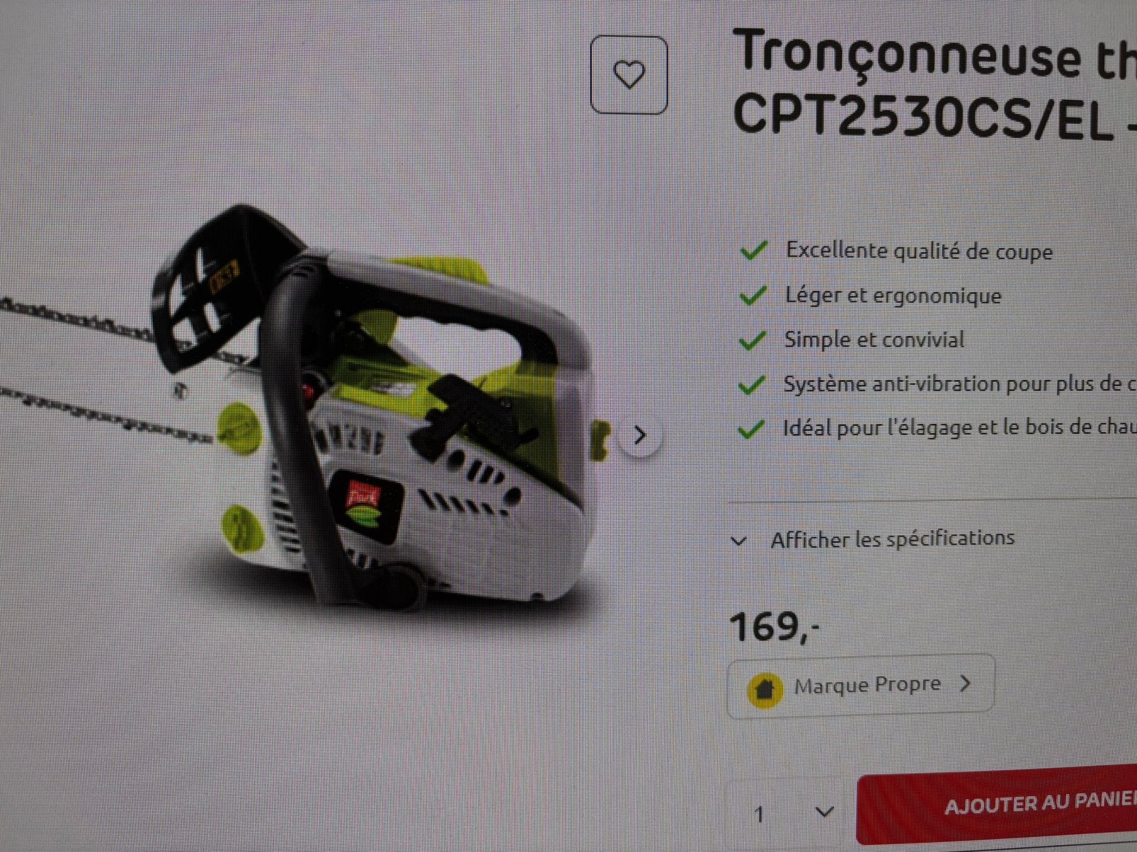 Tronconneuse elageuse. Nouvelle, Jardin & Terrasse, Enlèvement, Comme neuf