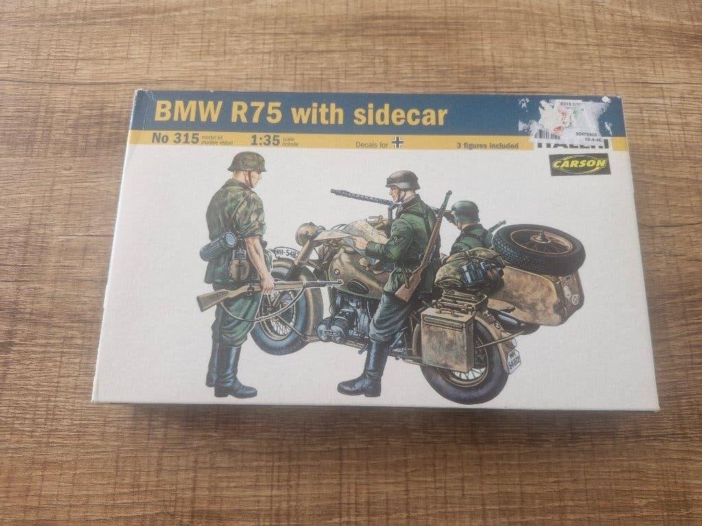 Italeri BMW R75 with Sidecar, Hobby en Vrije tijd, Modelbouw | Auto's en Voertuigen, Italeri, 1:32 tot 1:50, Overige typen, Nieuw