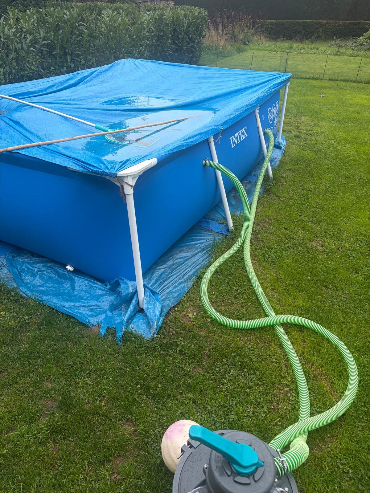 Grande piscine avec pompe, Jardin & Terrasse, Enlèvement, Comme neuf