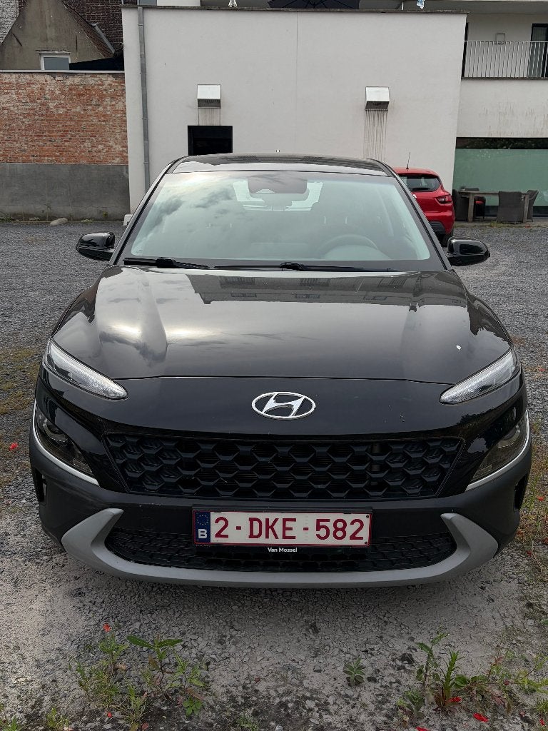 2022 Hyundai Kona, Auto's, 116 g/km, Stof, Zwart, Berline