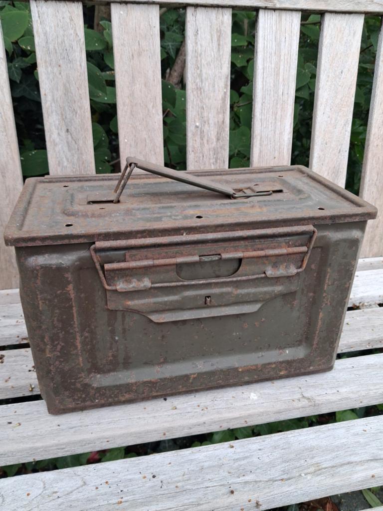 Munitiekist US WW2, Ophalen of Verzenden, Luchtmacht, Kist of Geocache