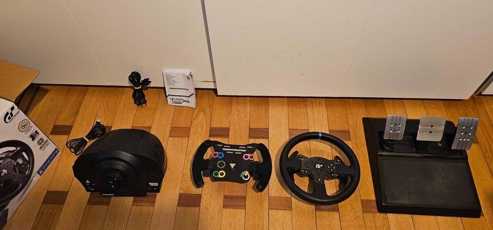 Thrustmaster T300 RS GT+TM add-on met open wiel, Computers en Software, Ophalen, Zo goed als nieuw, Thrustmaster