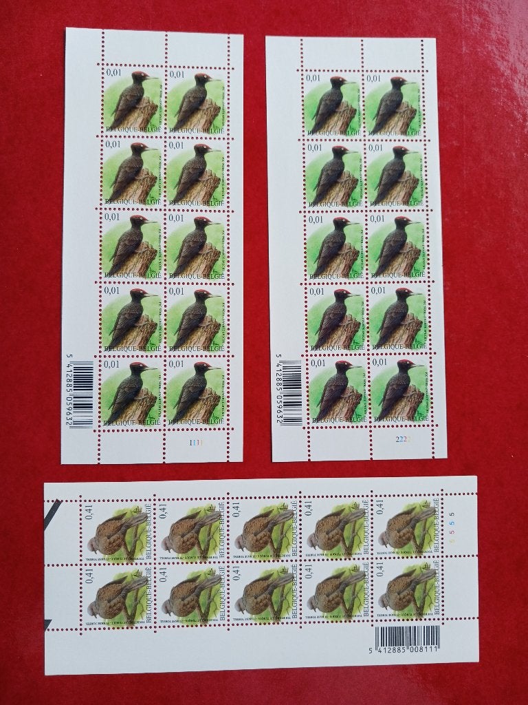 Belgische Buzin postzegels in vellen, Postzegels en Munten, Postzegels | Europa | België, Met stempel, Frankeerzegel, Ophalen of Verzenden