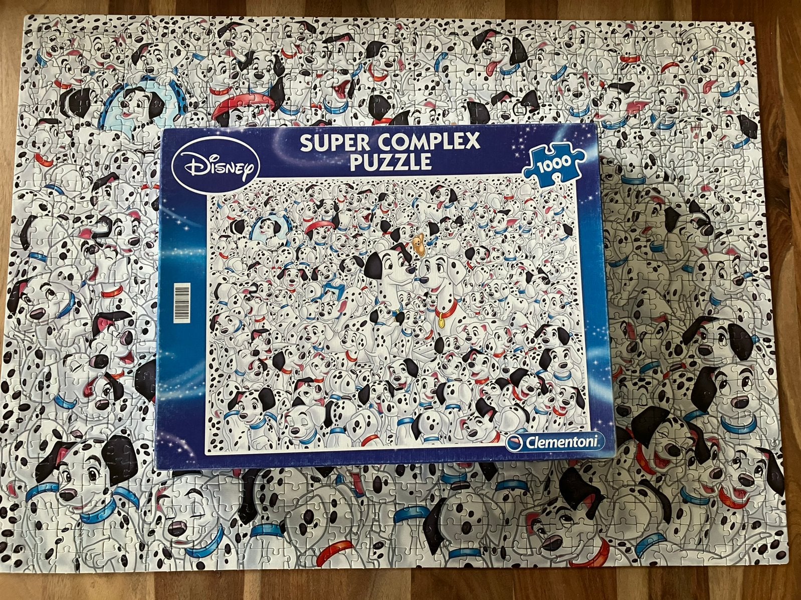 Super Complex Puzzle 1000 stukjes Disney Clementoni, Enlèvement, 500 à 1500 pièces, Utilisé, Puzzle