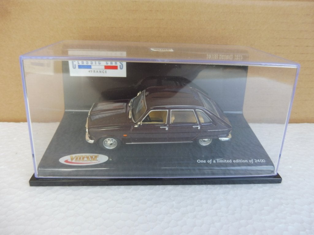 1:43 Vitesse 34100 Renault R16 TL Limousine 1970 darkred, Enlèvement ou Envoi, Comme neuf, Voiture, Autres marques