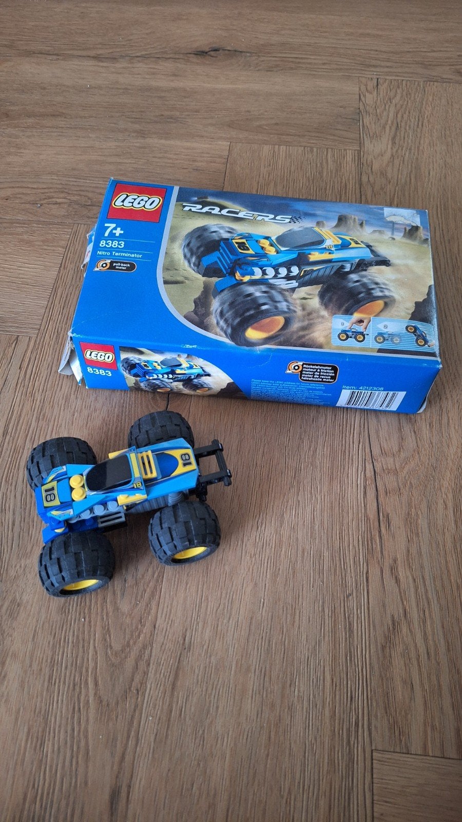 Lego racers - nitro terminator - 8383 - stunt auto, Inclusief instructies, Lego, Ophalen of Verzenden, Racers
