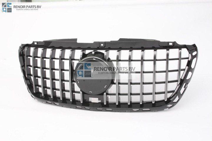 W907 GT GRILL MERCEDES SPRINTER PANAMERICANA GRIL CHROME SPO, Gebruikt, -, -, 6 maanden garantie