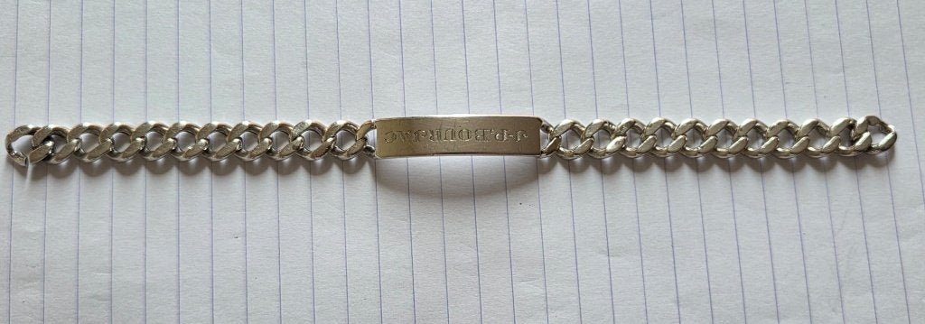 Bracelet en argent, Handtassen en Accessoires, Armbanden, Ophalen, Zo goed als nieuw, Zilver, Zilver