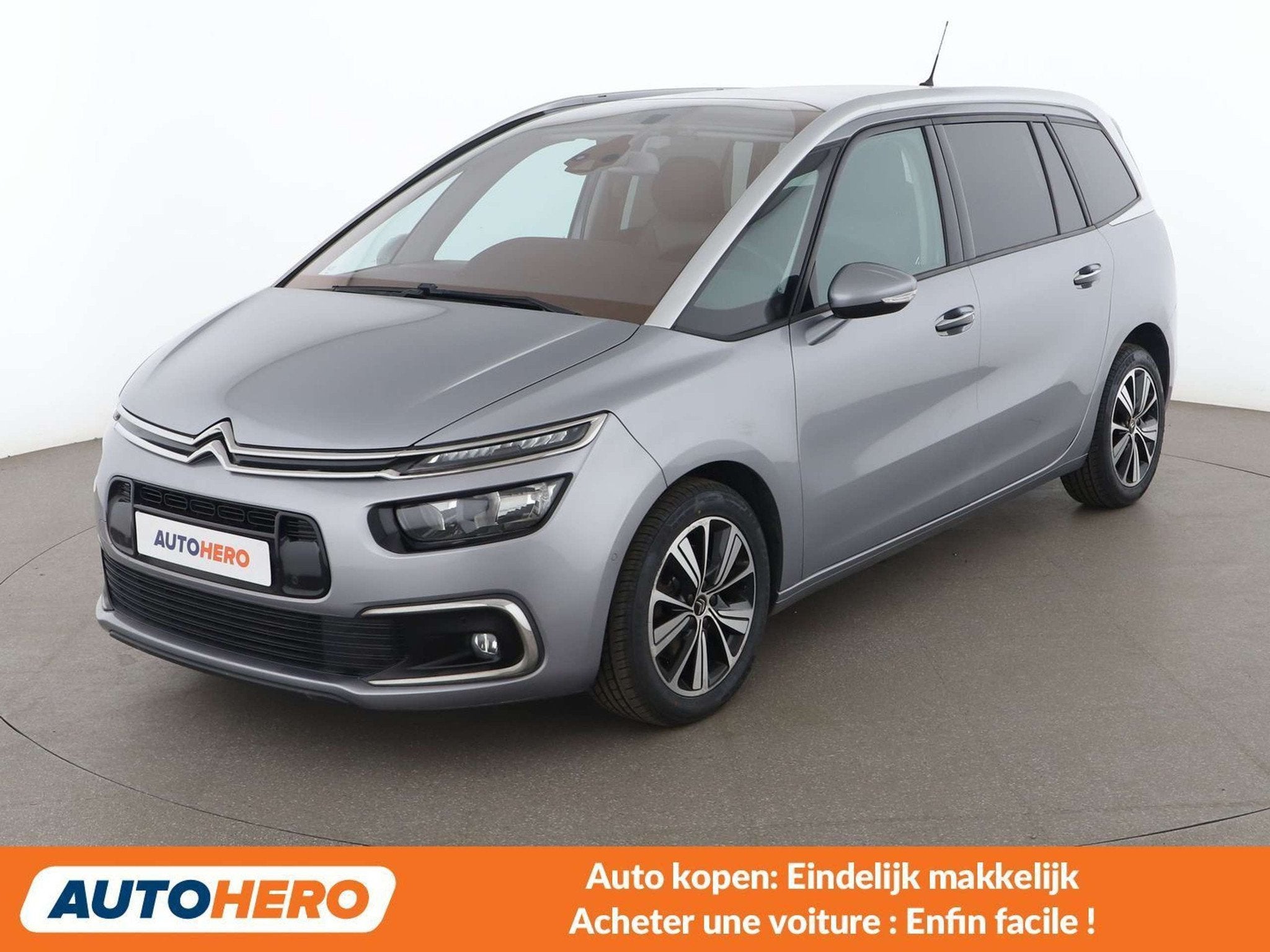 Citroën C4 Picasso 2.0 Blue-HDi Shine, Autos, Argent ou Gris, 1503 kg, 110 kW, Boîte manuelle