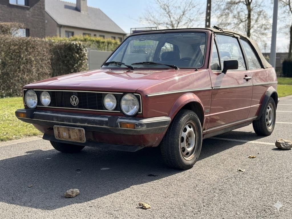 Golf 1 cabrio voor onderdelen of opmaak, Enlèvement