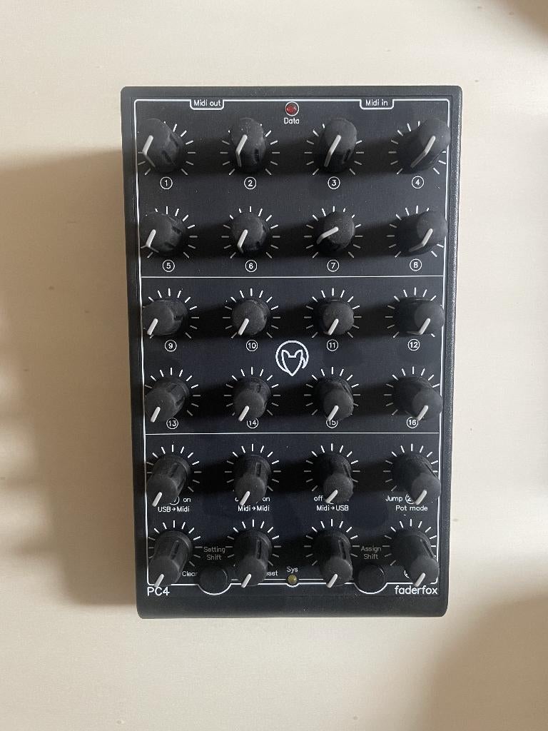 Midi controller - Faderfox PC4 - Black, Ophalen, Nieuw