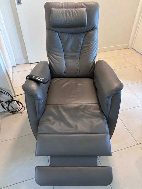 Relax zetel met sta-op-functie, Enlèvement, Utilisé, Cuir